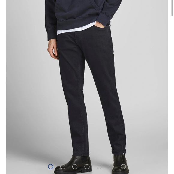 Jack and Jones Royal Denim Divison Black Slim Jean - Picture 12 of 13